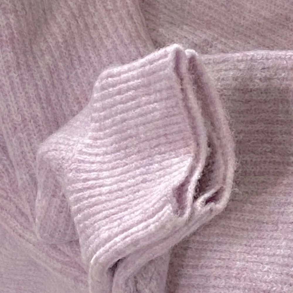 Ann Taylor Factory Cozy Ribbed Balloon Sleeve Sweater Size Medium - Picture 13 of 15